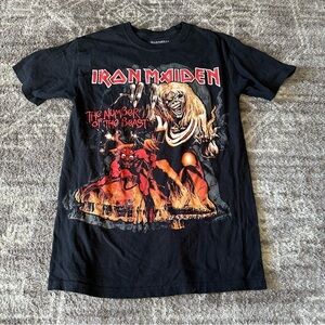 Iron Maiden The Number of The Beast Graphic Tee Shirt Unisex Medium